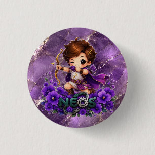 Kawaii Neos Zodiac Schütze Button