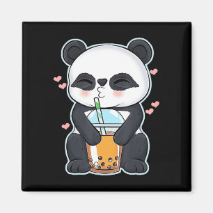 Kawaii Niedlich Anime Panda Boba Bubble Tee Otaku Magnet