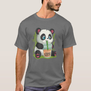 Kawaii Niedlich Anime Panda Otaku Japanische Blase T-Shirt