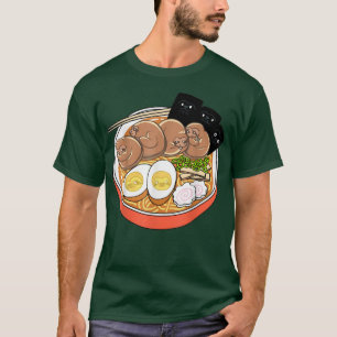 Kawaii Niedlich Anime Sloth Otaku Japanisch Ramen T-Shirt