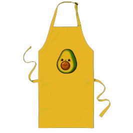 Kawaii Niedlich Avocado Lange Schürze
