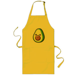 Kawaii Niedlich Avocado Lange Schürze