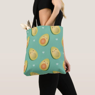 Kawaii Niedlich Avocados vermeiden Pattern Tasche