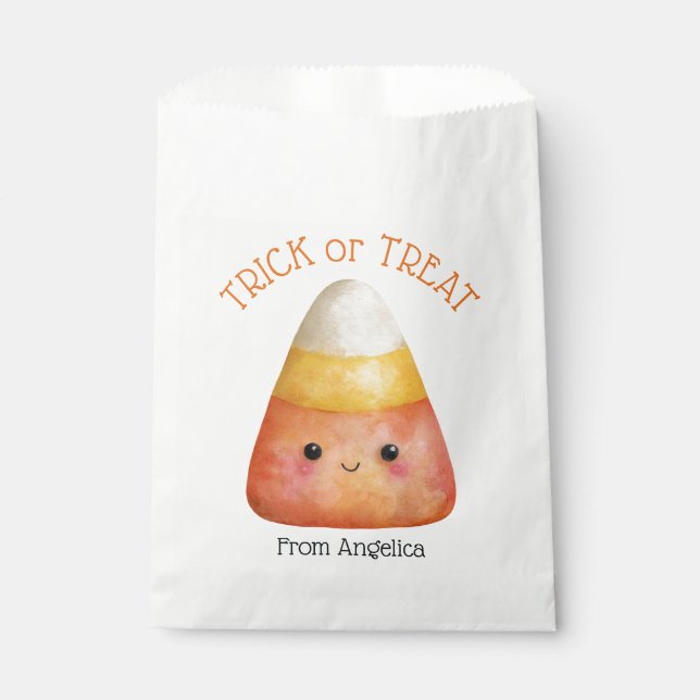 Kawaii Niedlich Candy Corn Kids Halloween Geschenktütchen (Vorderseite)