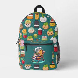 Kawaii Niedlich Custom Ramen Bedruckter Rucksack