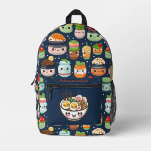 Kawaii Niedlich Custom Ramen Cat Bedruckter Rucksack