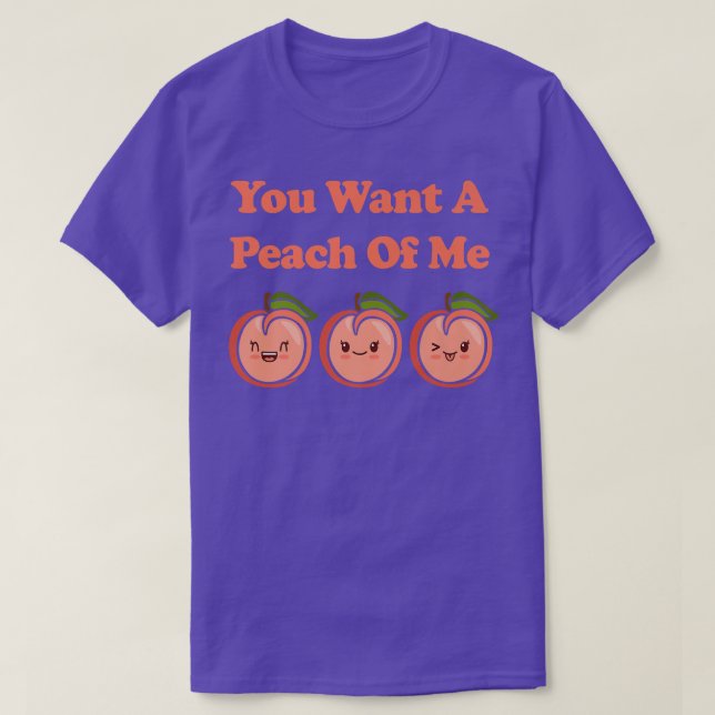 Kawaii Niedlich, dass du mir einen Pfirsich Gewoll T-Shirt (Design vorne)