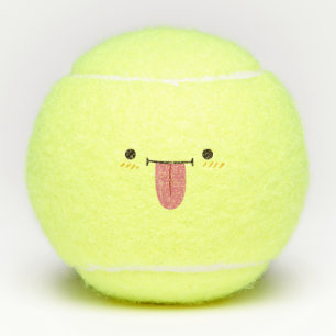 Kawaii Niedlich Emoticon Emoji Tennisbälle