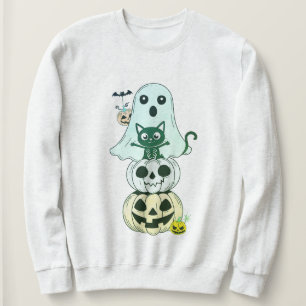 Kawaii Niedlich Halloween Characters Sweatshirt
