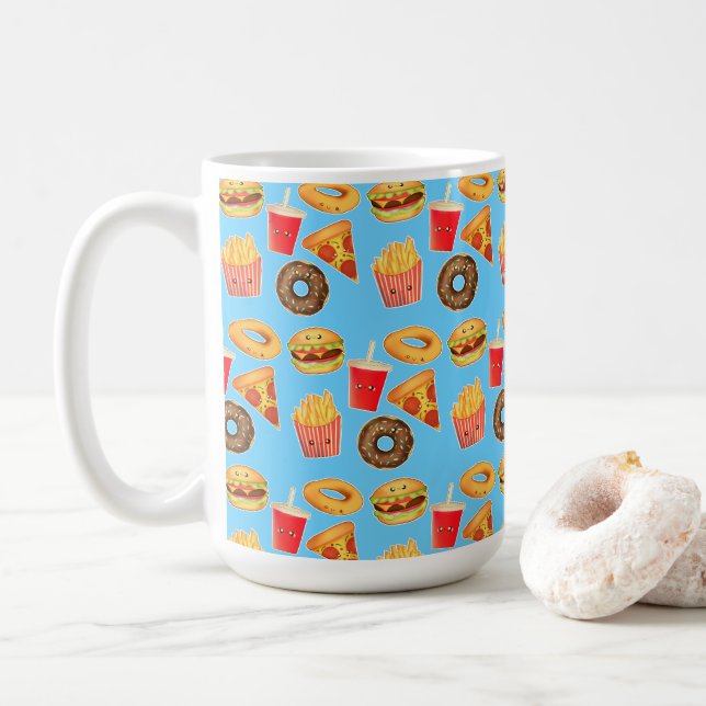 Kawaii Niedlich Junk Food Kaffeetasse (Mit Donut)