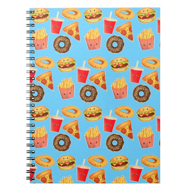 Kawaii Niedlich Junk Food Notizblock (Vorderseite)