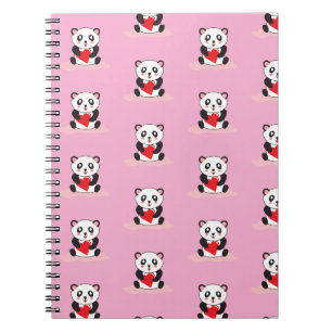 kawaii niedlich Panda Kinder wieder zurück in die Notizblock