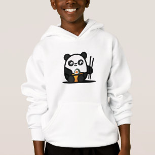 Kawaii Niedlich Sushi Panda Hoodie