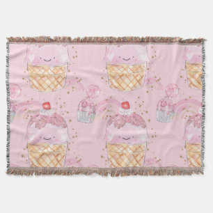 Kawaii Niedliche Kuchen mit Kirschen - Pastel Lila Decke