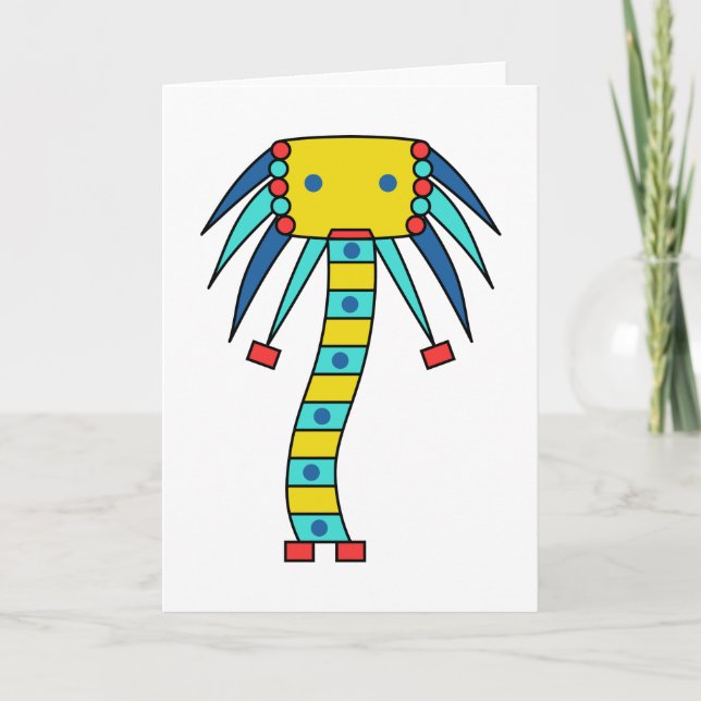 Kawaii niedliche Zeichentrickfigurenkarten Karte (Vorderseite)