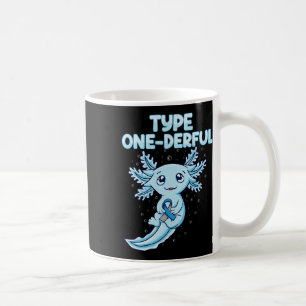 Kawaii Niedlicher Axolotl Typ Onederful T1d Diabet Kaffeetasse
