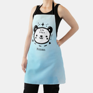 Kawaii niedlicher Bärenrand - Kawaii Minimalistisc Schürze