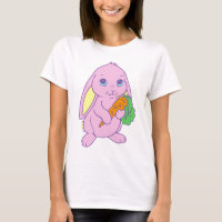 Kawaii Niedlicher Cartoon Bunny Rabbit Carrot
