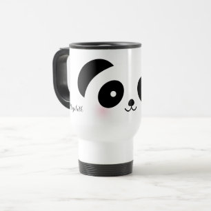 Kawaii niedlicher Cartoon-Panda-Bärn-individueller Reisebecher
