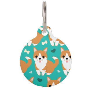 Kawaii niedlicher Corgihundeeinfaches Tiermarke