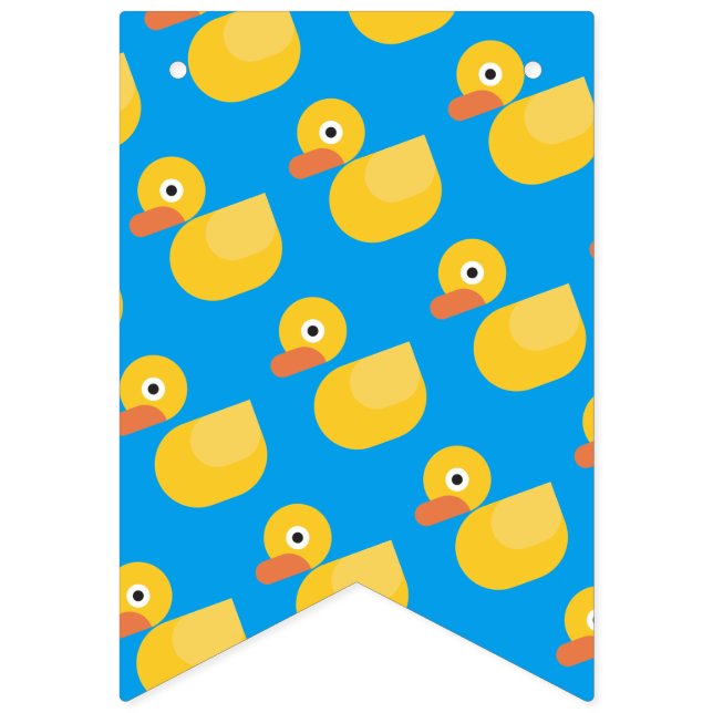 Kawaii Niedlicher Gummi Ducky Wimpelkette (Erste Fahne)