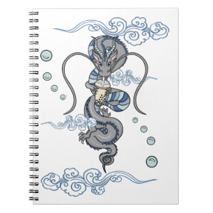 Kawaii Niedlicher japanischer Dragon Milk Boba Tea Notizblock