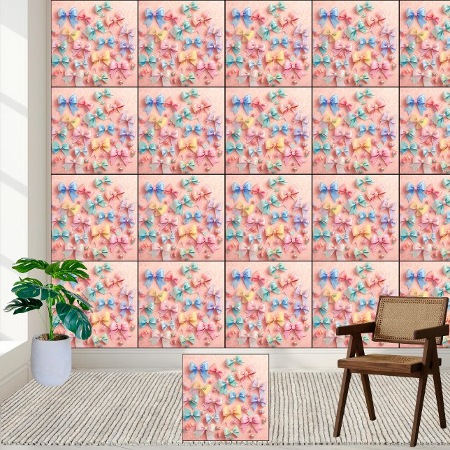 Kawaii Niedliches Kinderzimmer Pastel Bows & Candi Tapete (Von Creator hochgeladen)
