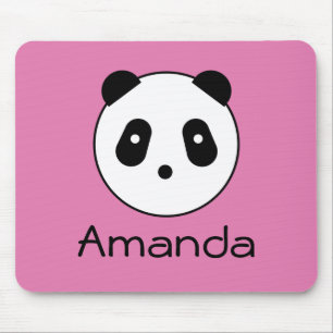 Kawaii ~ niedliches Panda-Gesicht Mousepad
