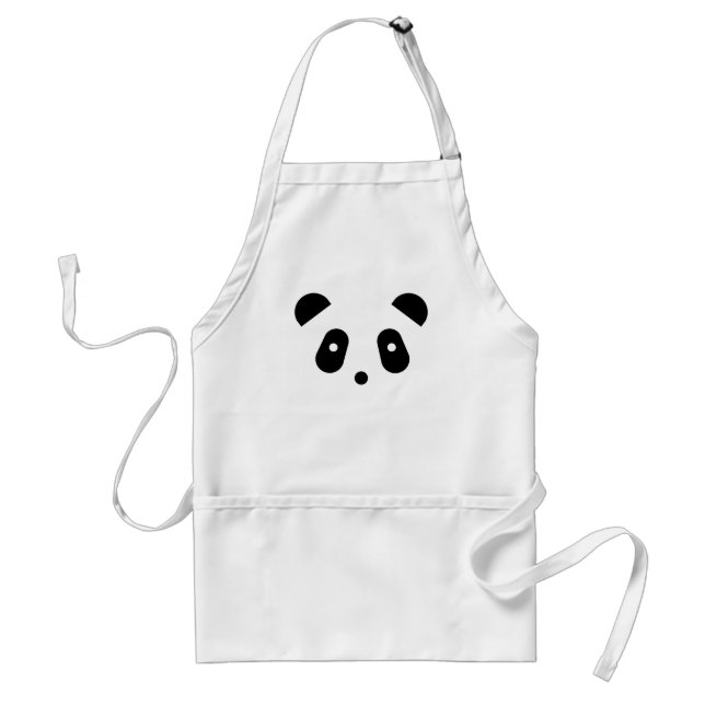 Kawaii ~ niedliches Panda-Gesicht Schürze (Vorne)