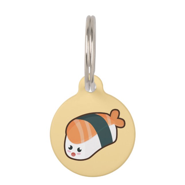 Kawaii nigiri Lachse Tiermarke (Vorderseite)