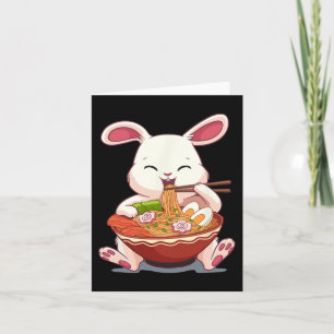 Kawaii Oaster Bunny Ramen Noodles Japanisches Oste Karte