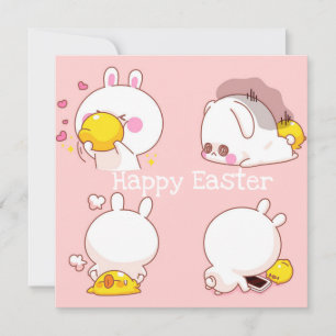 Kawaii Oaster Feiertagskarte