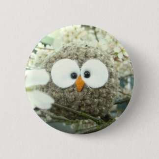 Kawaii Oliver die Eule Button