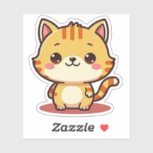 Kawaii Orange Tabby Kitten - Schlaflosigkeit Pose