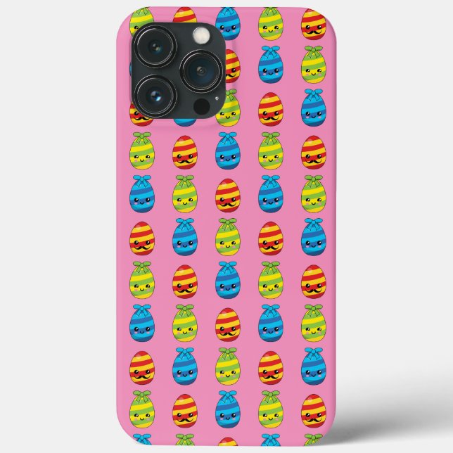 Kawaii Ostereier mit Ribbons Case-Mate iPhone Hülle (Rückseite)