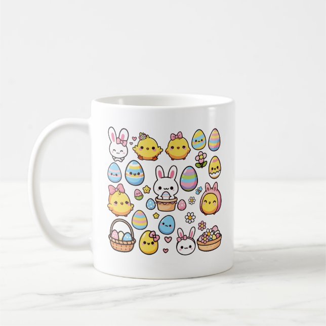 Kawaii Ostern Kaffeetasse (Links)