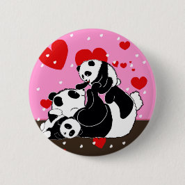 Kawaii Panda Bear Funny Niedlich Named Gifts Button