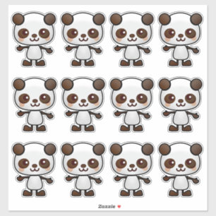 Kawaii Panda Bear_GC - Sticker