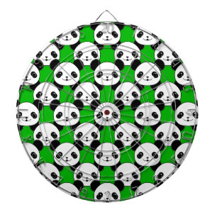 Kawaii Panda Bear Pattern Dartscheibe
