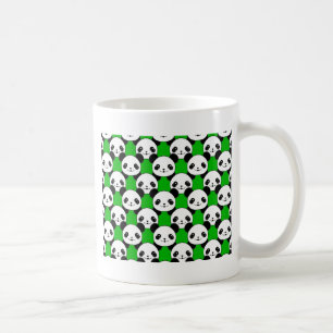 Kawaii Panda Bear Pattern Kaffeetasse