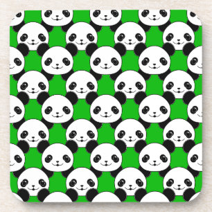 Kawaii Panda Bear Pattern Untersetzer