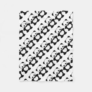 Kawaii Panda Fleecedecke