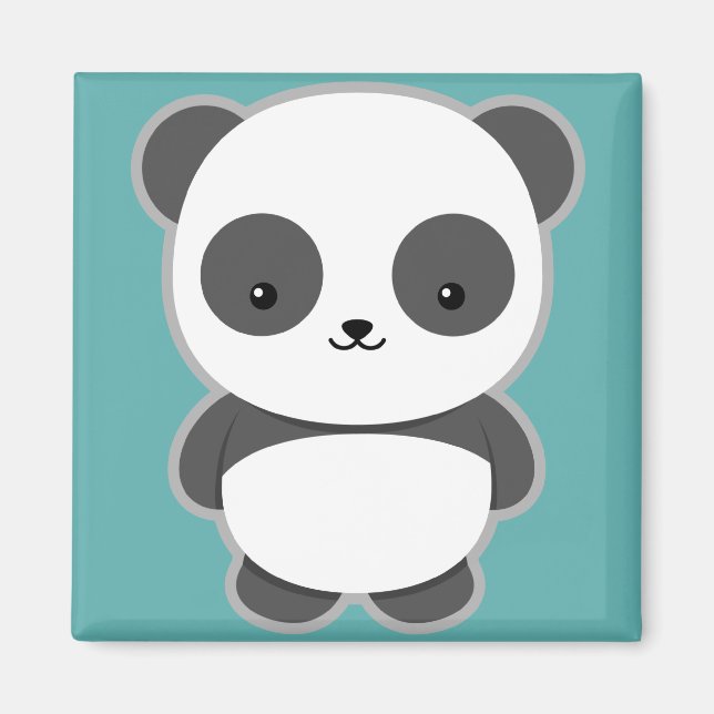 Kawaii Panda Magnet (Vorne)