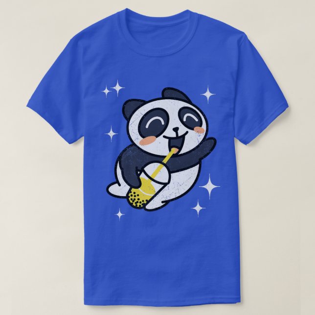 Kawaii Panda mit Boba Bubble Tee Premium (Design vorne)