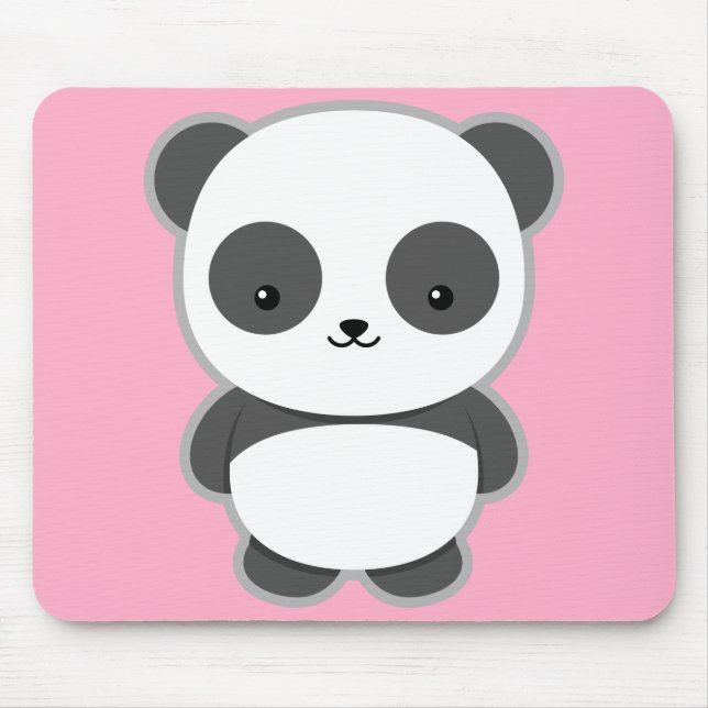 Kawaii Panda Mousepad (Vorne)