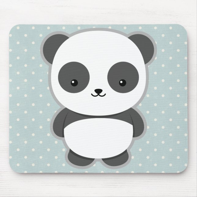 Kawaii Panda Mousepad (Vorne)