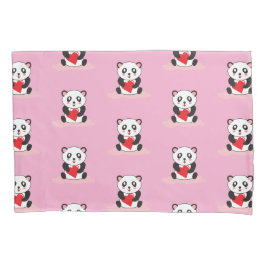 Kawaii Panda Plush Blanket für Kinder Kissenbezug