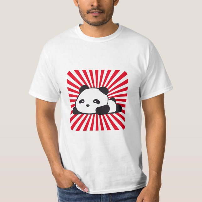 Kawaii Panda-Pop T-Shirt (Vorderseite)