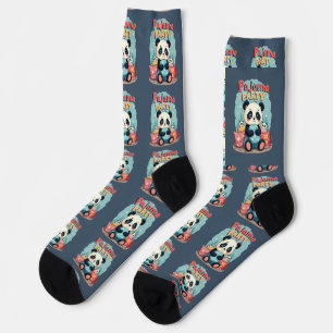 Kawaii Panda Pyjama Party Gemütliche Übernachtung  Socken