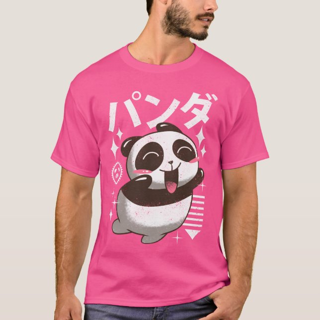 Kawaii Panda T-Shirt (Vorderseite)